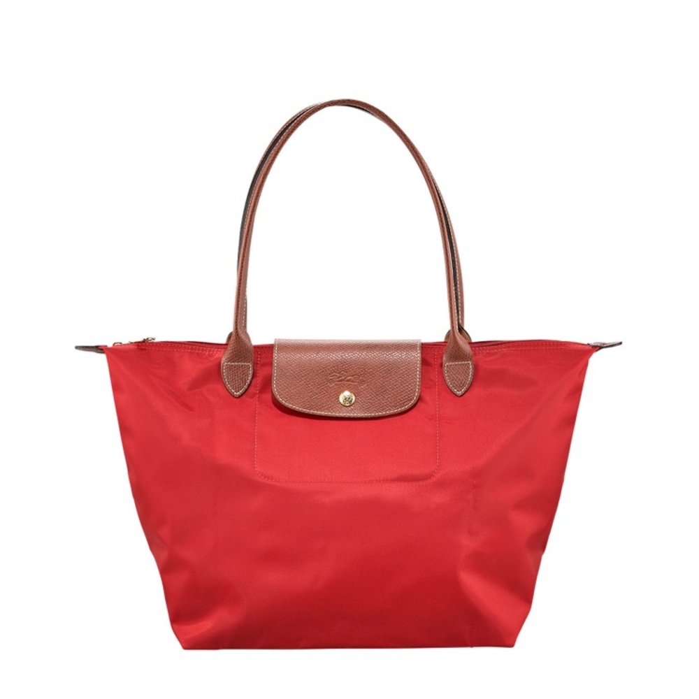 Red longchamp bag